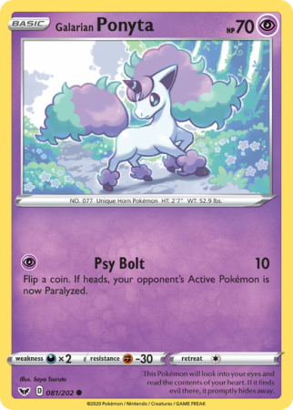 Galarian Ponyta 81/202 Sword & Shield Sword & Shield