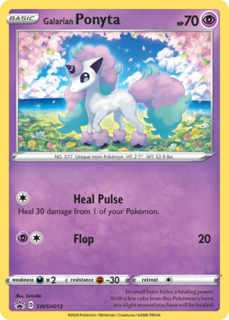 Galarian Ponyta SWSH013/103 Sword & Shield SWSH Black Star Promos