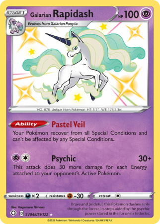 Galarian Rapidash SV048/122