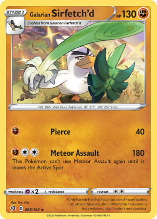 Galarian Sirfetch'd 95/192 Sword & Shield Rebel Clash
