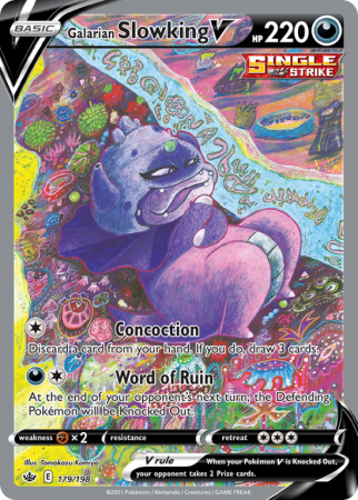 Galarian Slowking V 179/198 Sword & Shield Chilling Reign
