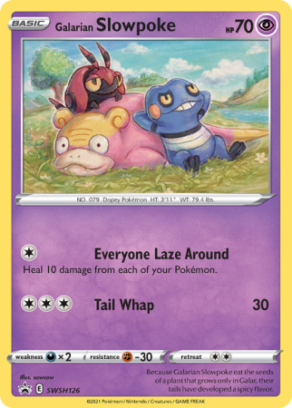 Galarian Slowpoke SWSH126/103 Sword & Shield SWSH Black Star Promos