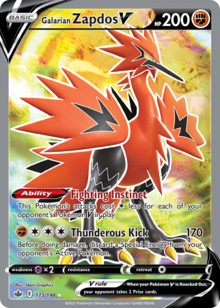 Galarian Zapdos V 173/198