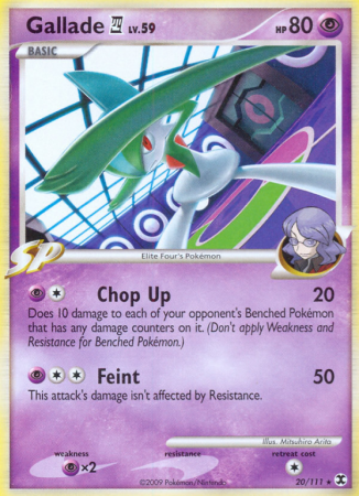 Gallade E4 20/111 Platinum Rising Rivals