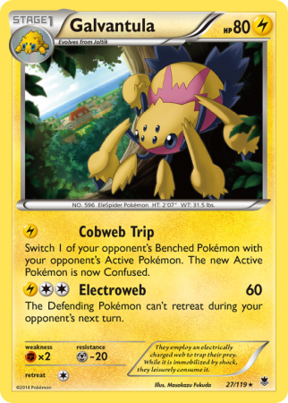 Galvantula 27/119 XY Phantom Forces