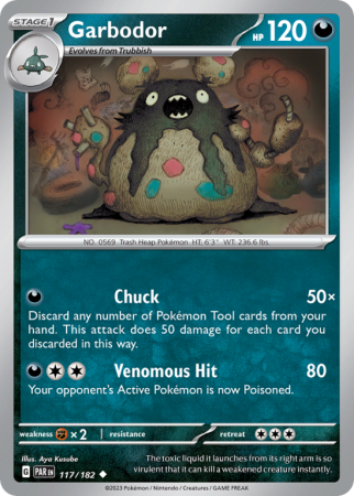 Garbodor 117/182 Scarlet & Violet Paradox Rift