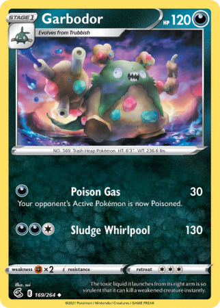 Garbodor 169/264 Sword & Shield Fusion Strike