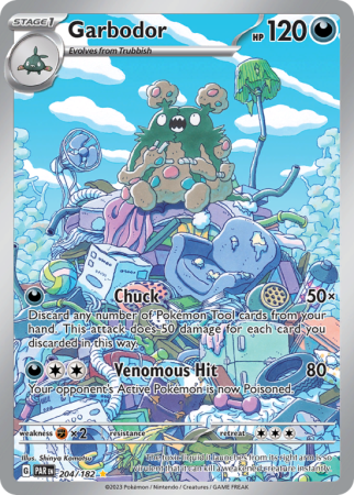 Garbodor 204/182 Scarlet & Violet Paradox Rift