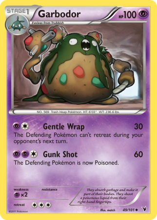 Garbodor 49/101 Black & White Noble Victories