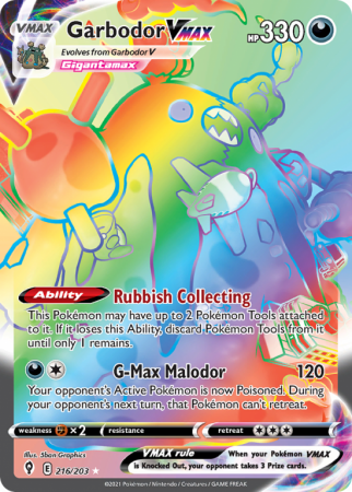 Garbodor VMAX 216/203 Sword & Shield Evolving Skies