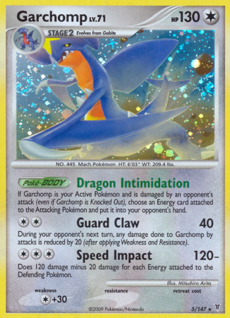 Garchomp 5/147 Platinum Supreme Victors