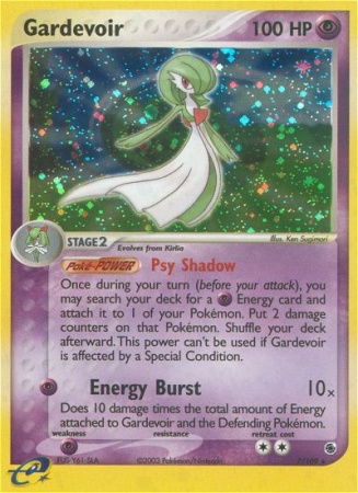 Gardevoir 7/109 EX Ruby & Sapphire