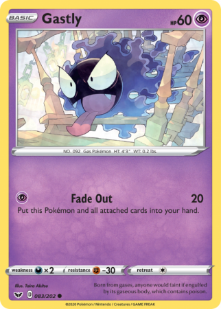 Gastly 83/202 Sword & Shield Sword & Shield