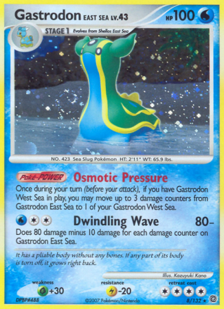 Gastrodon East Sea 8/132 Diamond & Pearl Secret Wonders