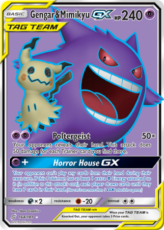 Gengar & Mimikyu-GX 164/181