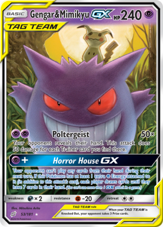 Gengar & Mimikyu-GX 53/181