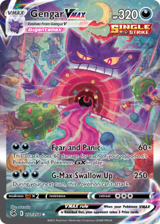 Gengar VMAX 271/264 Sword & Shield Fusion Strike