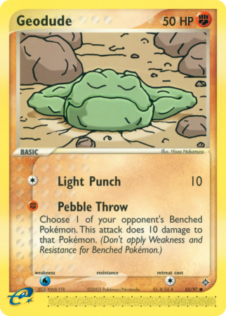 Geodude 55/97 EX Dragon