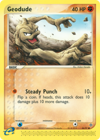 Geodude 56/97 EX Dragon