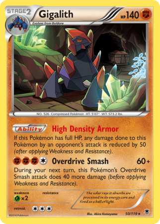 Gigalith 50/119 XY Phantom Forces