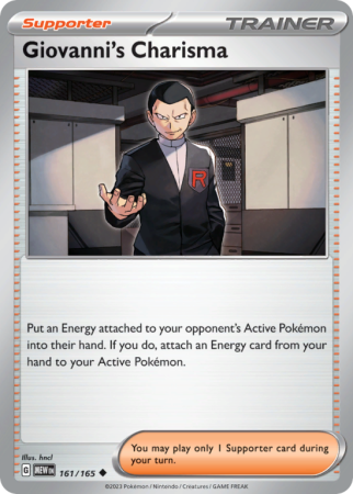 Giovanni's Charisma 161/165