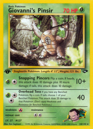 Giovanni's Pinsir 24/132
