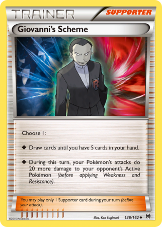 Giovanni's Scheme 138/162