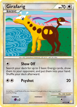 Girafarig 64/123 HeartGold & SoulSilver HeartGold & SoulSilver
