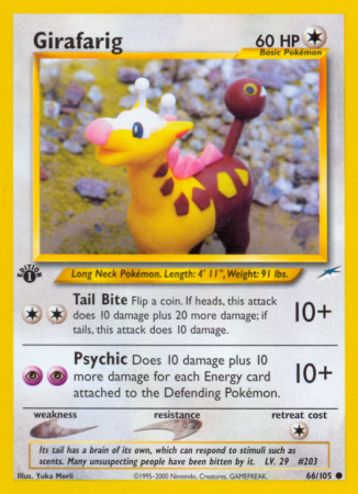 Girafarig 66/113 Neo Neo Destiny