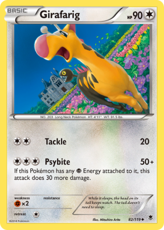 Girafarig 82/119 XY Phantom Forces