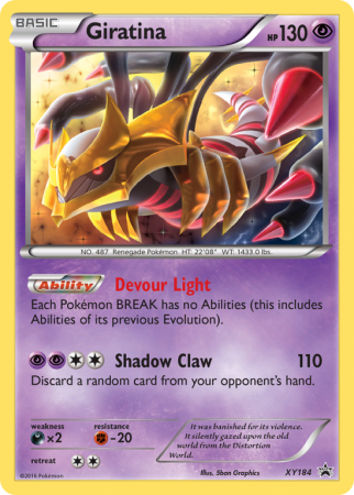 Giratina XY184/183 XY XY Black Star Promos