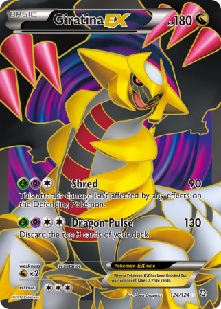Giratina-EX 124/124 Black & White Dragons Exalted