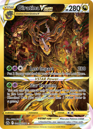 Giratina VSTAR GG69/70 Sword & Shield Crown Zenith Galarian Gallery