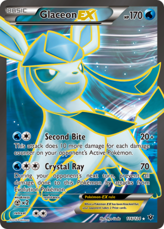Glaceon-EX 116/124 XY Fates Collide