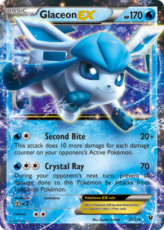 Glaceon-EX 20/124 XY Fates Collide