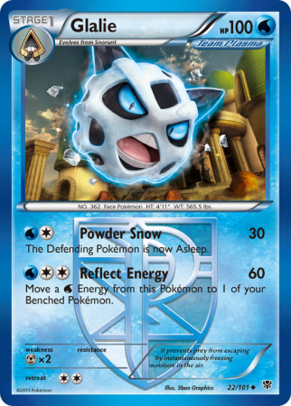 Glalie 22/101 Black & White Plasma Blast