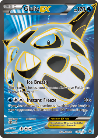 Glalie-EX 155/162 XY BREAKthrough