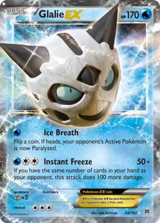Glalie-EX 34/162 XY BREAKthrough