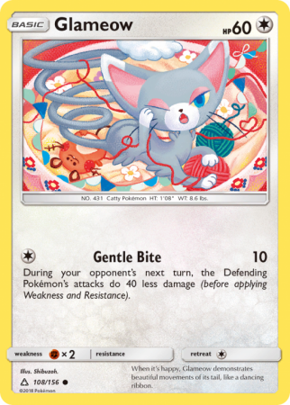 Glameow 108/156 Sun & Moon Ultra Prism