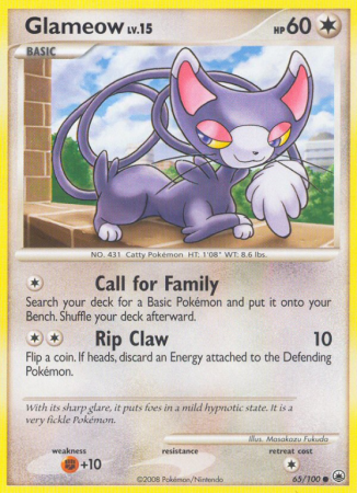 Glameow 65/100 Diamond & Pearl Majestic Dawn