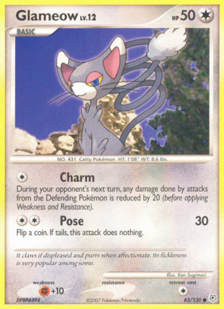 Glameow 83/130 Diamond & Pearl Diamond & Pearl