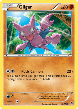 Gligar 46/119 XY Phantom Forces