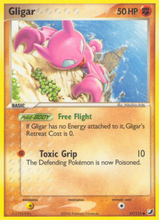 Gligar 57/115 EX Unseen Forces
