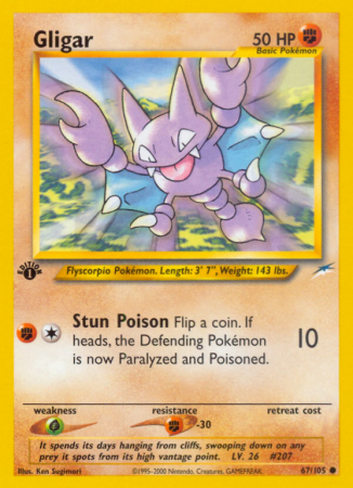 Gligar 67/113 Neo Neo Destiny