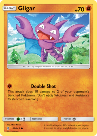 Gligar 67/145 Sun & Moon Guardians Rising