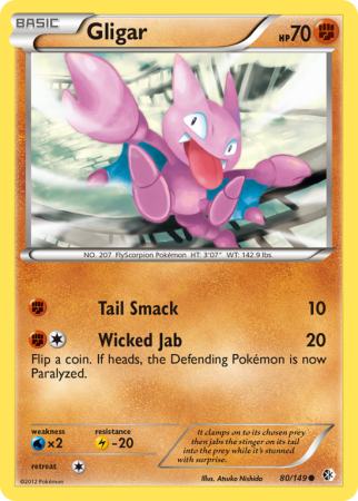 Gligar 80/149 Black & White Boundaries Crossed