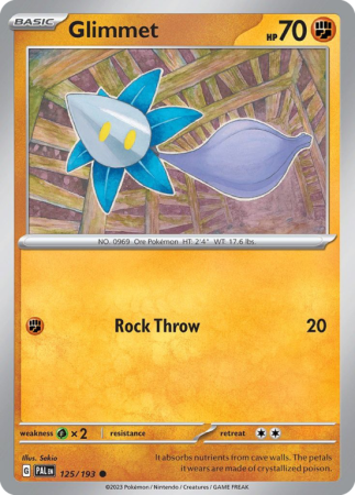 Glimmet 125/193 Scarlet & Violet Paldea Evolved