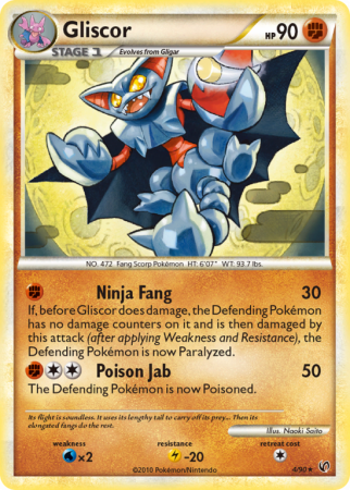 Gliscor 4/90 HeartGold & SoulSilver HS—Undaunted
