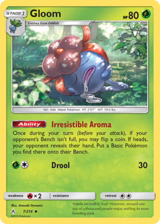 Gloom 7/214 Sun & Moon Unbroken Bonds