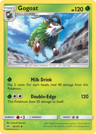 Gogoat 10/131 Sun & Moon Forbidden Light